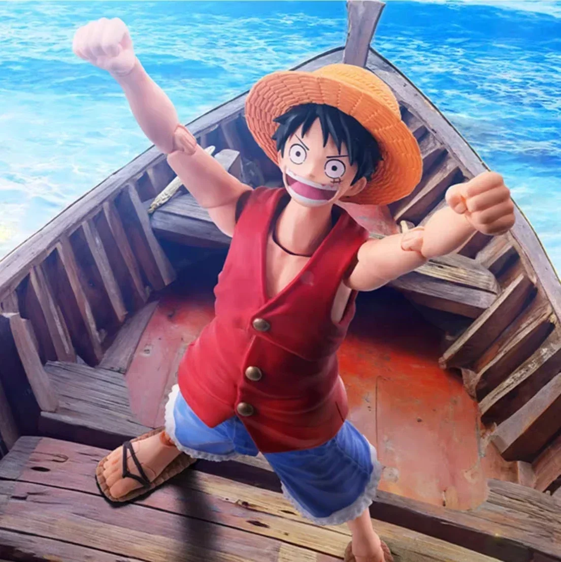 

В наличии оригинальные фигурки Bandai SH Figuarts SHF One Piece Monkey D. Луффи «Романтический рассвет», аниме-фигурки, модели, игрушки, коллекционные подарки