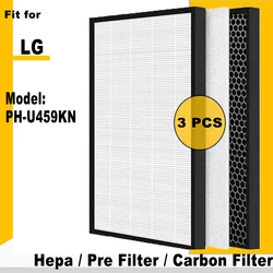 Replacement Hepa Activated Carbon Deodorizing Filter for LG Air Purifier Model PH-U459KN