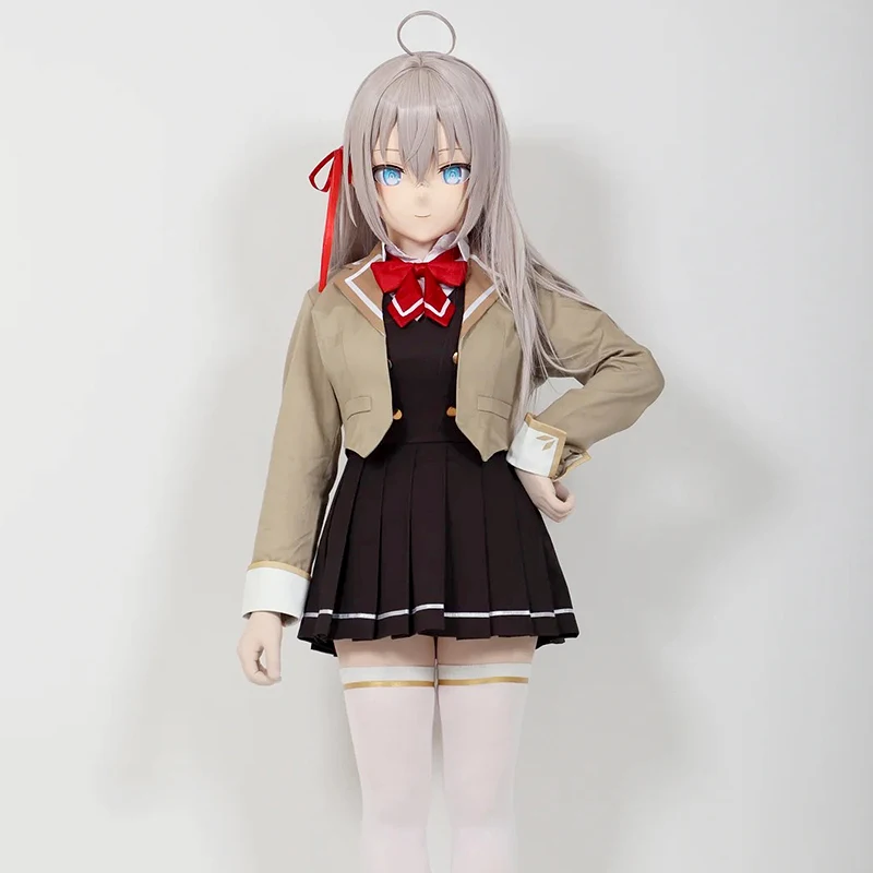 

(MEO034) Customize Handmade Full Head Lockable Crossdress Male to Female Japanese Cartoon Anime Game Character Kigurumi Mask