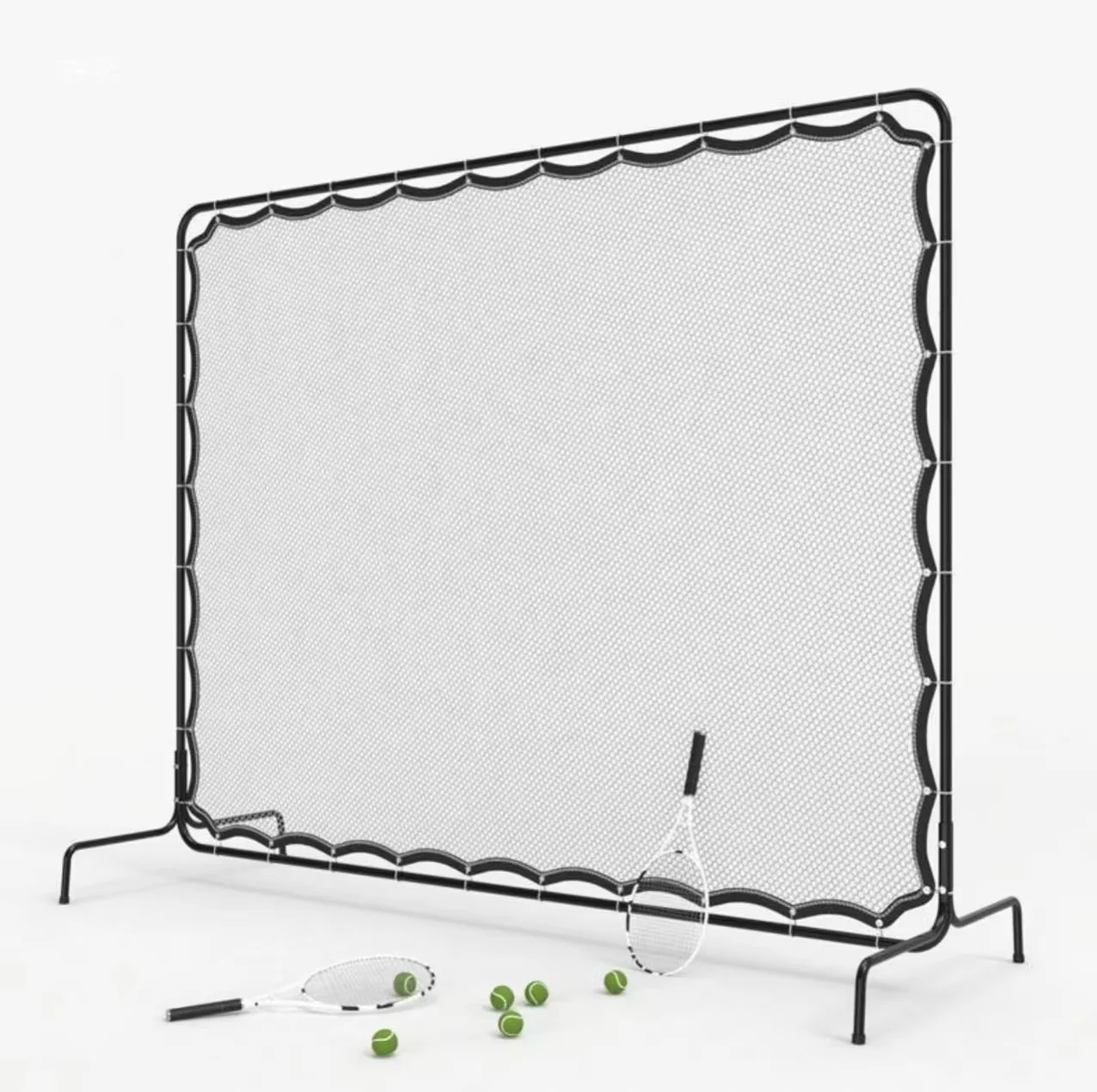 

Adjustable Portable Rebound Net 9ftx7ft Tennis Court Gear Volley Training Equipment for Tennis Players