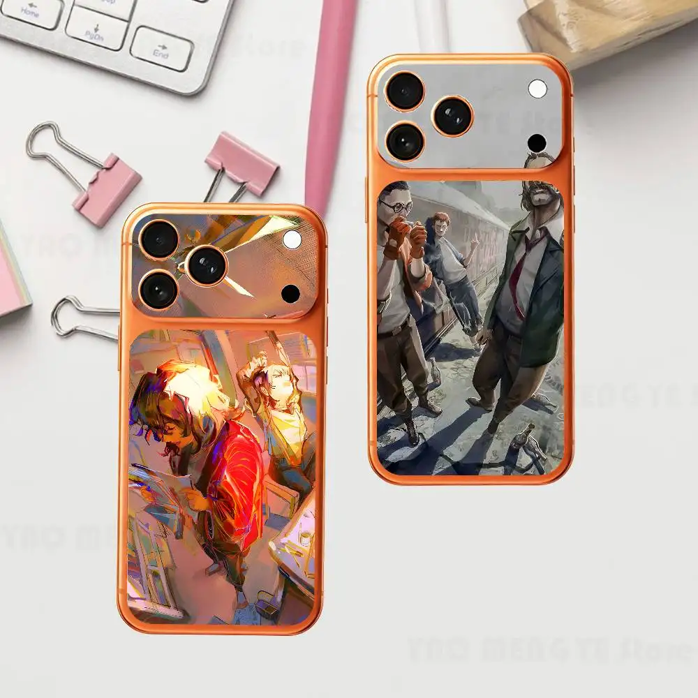 

Disco Elysium Game Plain Decal Skin For IPhone17 Pro ProMax Back Film Cover Wrap Anti-scratch Durable Sticker