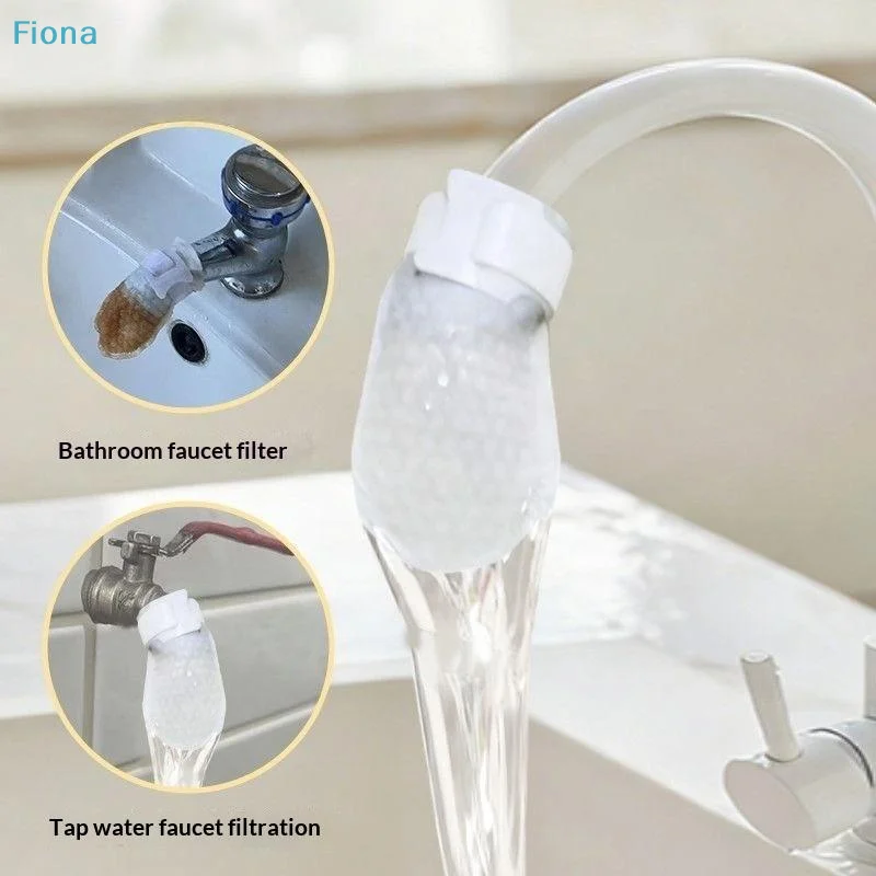 

☭Faucet Filter Cotton Tap Water Mountain Spring Water Rust Impurities Faucet Filter Universal Water Purification Accessories