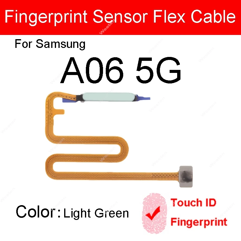 Finger Print Sensor Flex Cable For Samsung Galaxy A06 A16 A26 4G 5G SM-A066B A165F A166B A266B Touch ID Power Button Flex Cable image 4