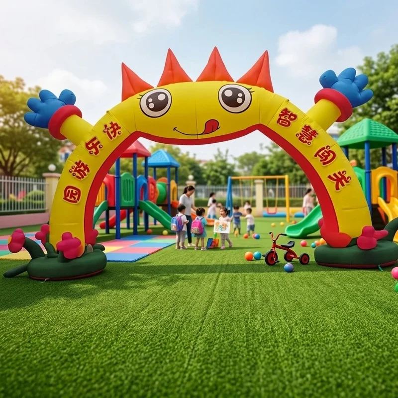 Custom Inflatable Arch for Various Events Weddings Parties Grand Openings Festival Atmosphere Decoration Promotional Advertising