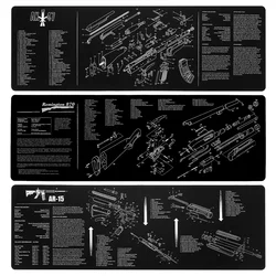 MAGORUI AR-15 AK47 Remington 870 Cleaning Rubber Mat 36