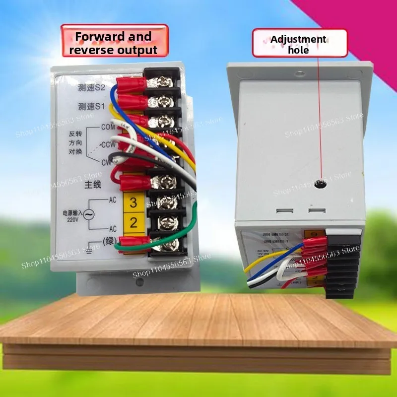 

Контроллер скорости двигателя US-52 с обратной связью тахометра, привод двигателя постоянного тока 220 В 250 Вт вперед и назад для промышленного использования