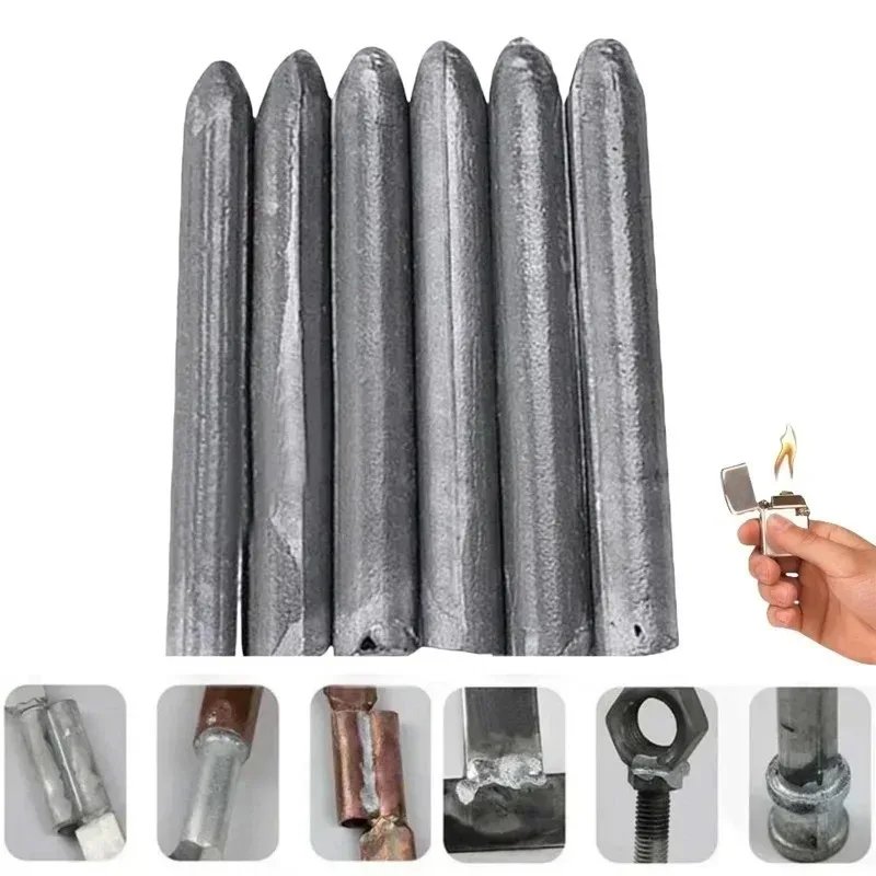

3/6Pcs Universal Copper Aluminum Welding Universal Welding Rod HotLow Temperature Cored Electrode Vacuum Welding Steel