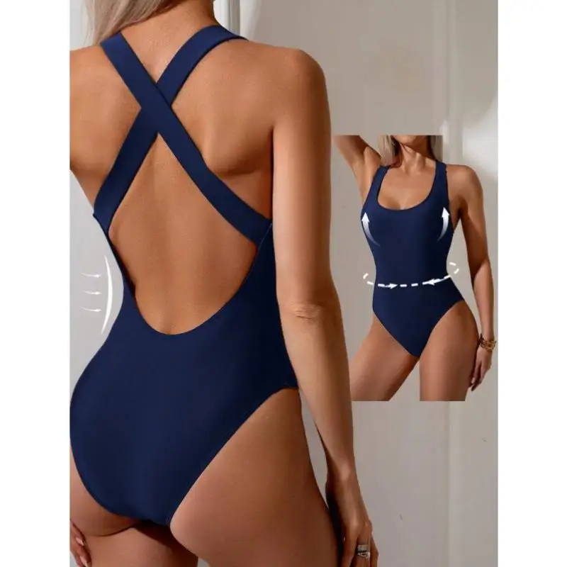 

New Women's Cross Ba Swimsuit Sport Training Sle Seven Sve Length Autumn Season Casual Sport Suit Cross Ba Design