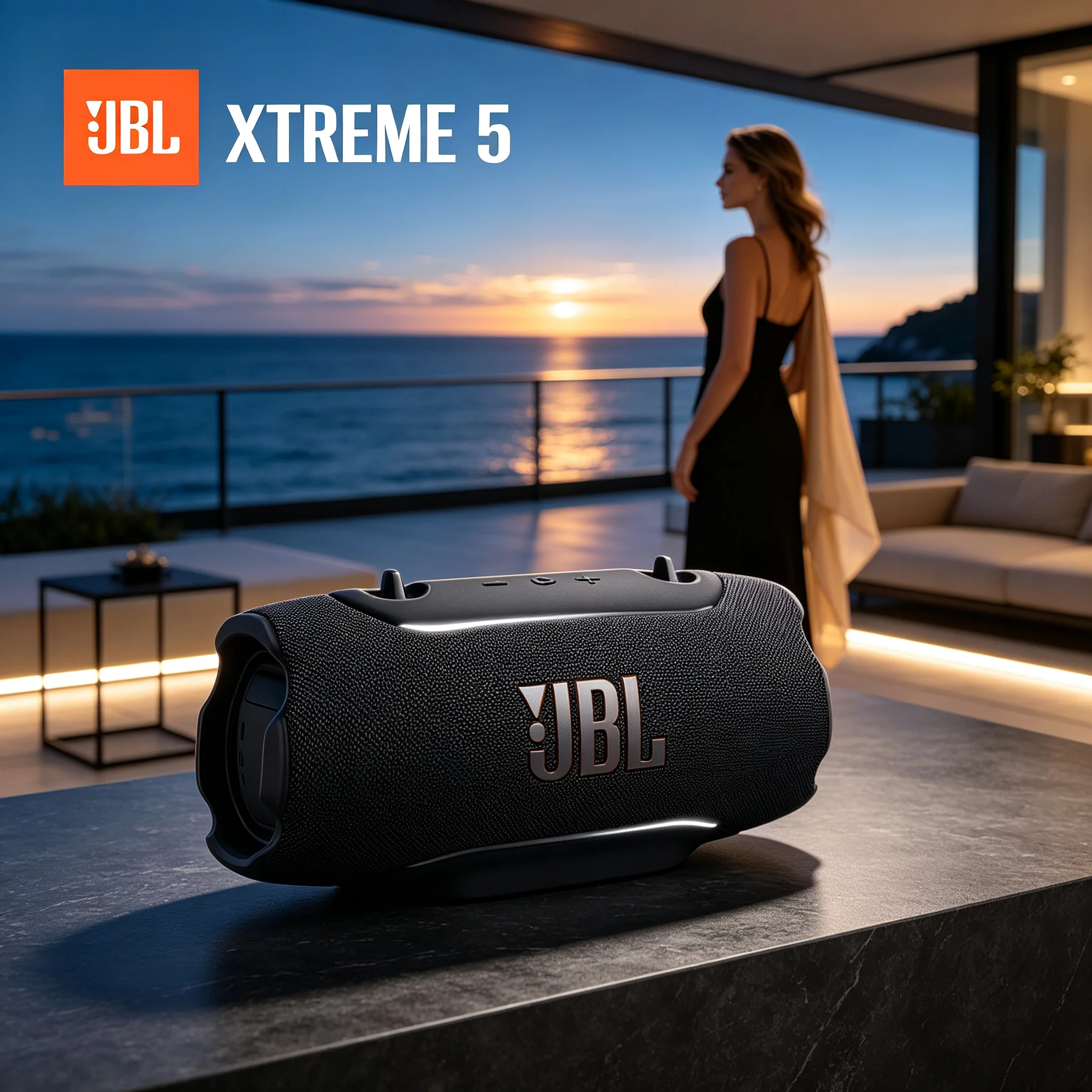 JBL XTREME 5 Wireless Outdoor Loudspeaker Bluetooth 6.0 Auracast Multi-speaker Link Shoulder Strap Edge Light Party Audio