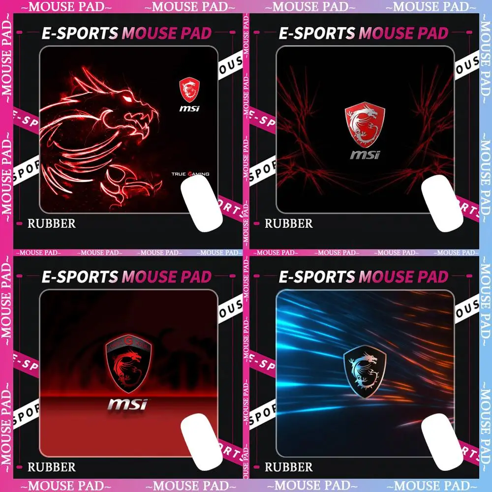 M-msi-grande design legal ins mouse pad de borracha pequeno mouse pad csgo computador desktop teclado de escritório e-sports rogs jogo