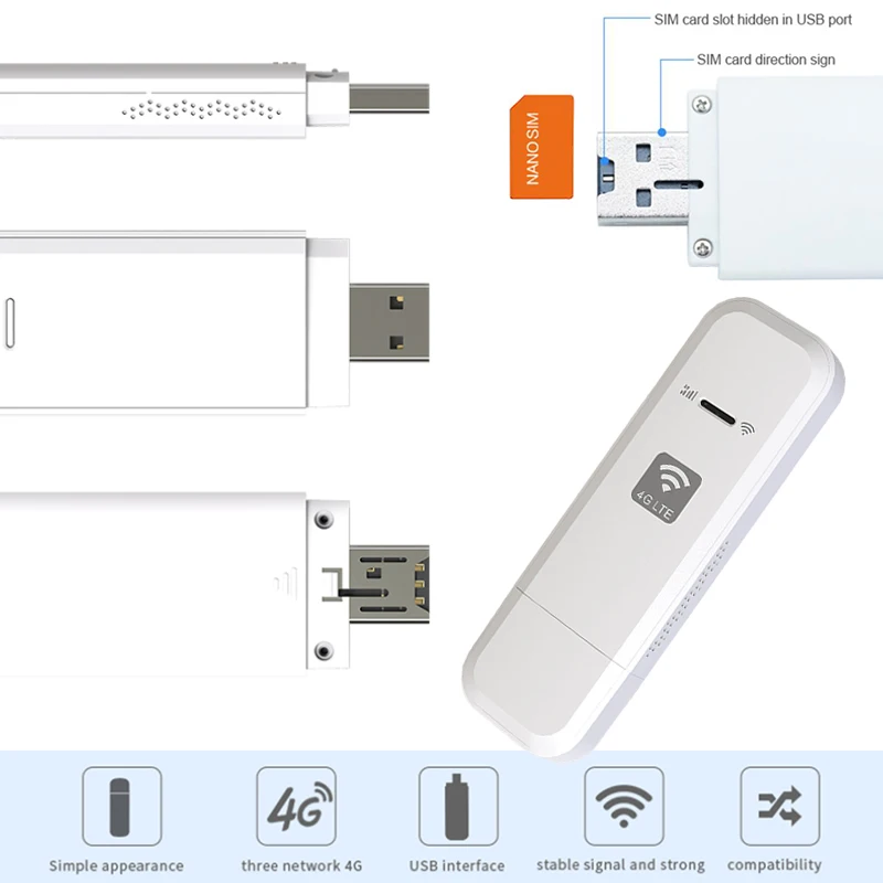 LDW931 4G WiFi Router nano SIM Card Portable WIFE LTE USB 4G Modem Pocket Hotspot 10 WIFI Users Dongle