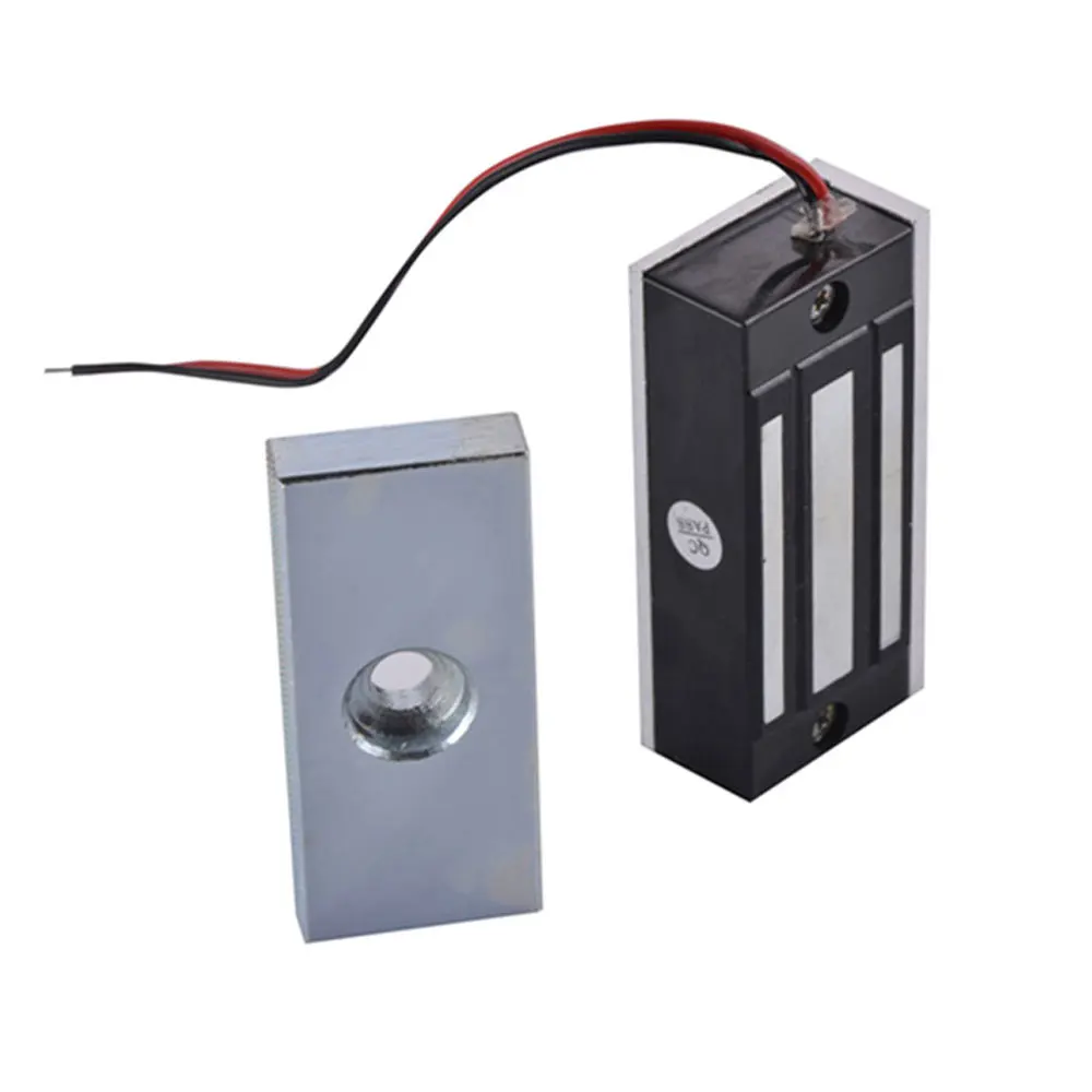 Door Access Magnetic Lock 60kg 12V Electronic Door Locks 100lbs Holding Force