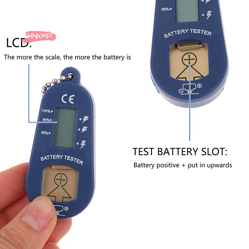 Universal Button Cell Battery Tester Hearing Aid Button Battery Checker Digital Measuring Equipment LCD Display For Hearing Aid