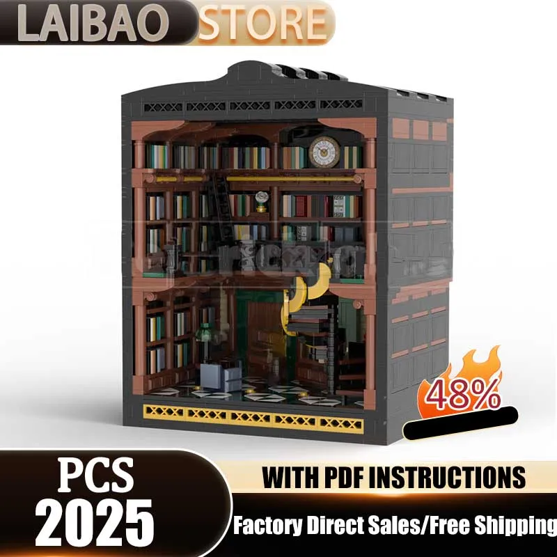 

Street View Model Moc Building Bricks Iibrary Model Technology Modular Blocks Gifts Christmas Toys DIY Sets Assembly