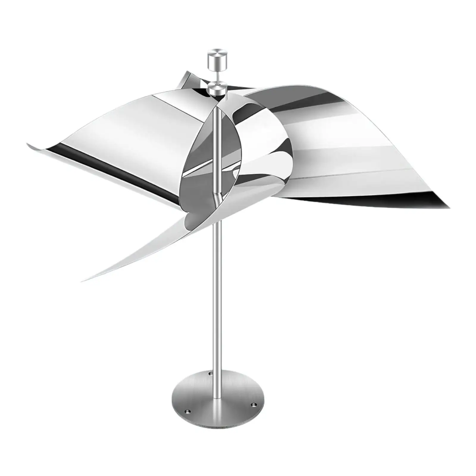 

2Pcs Bird Repellent Drive Bird Away Stainless Steel Reflective Bird Deterrent Device for Rooftop Outdoor Yard Patio Birds
