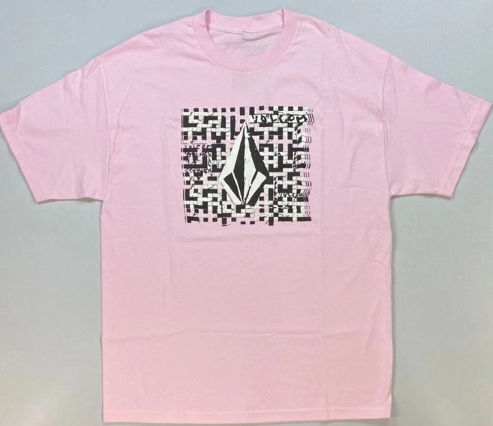 Pop Men's Volcom Short Sleeve Cotton T-Shirt High-end Luxury Unisex Style Both of Men and Women