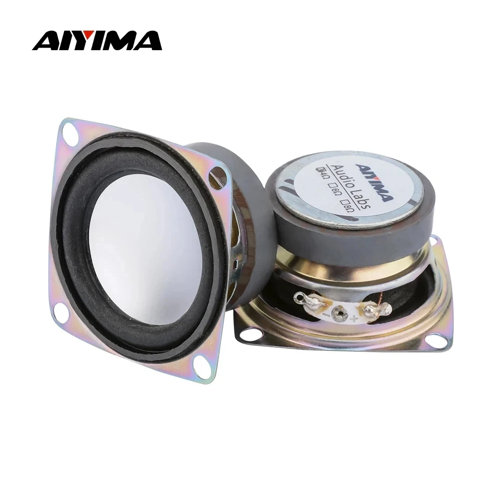 AIYIMA 2Pcs 2 "Zoll 4 Ohm 3W Full Range Lautsprecher Mini Tragbare Audio Lautsprecher Stereo Woofer Lautsprecher box Diy Zubehör