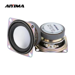 AIYIMA-Mini haut-parleur stéréo portable, haut-parleur à gamme complète, caisson de basses, accessoires de bricolage, 2 po, 4 ohms, 3W, 2 pièces