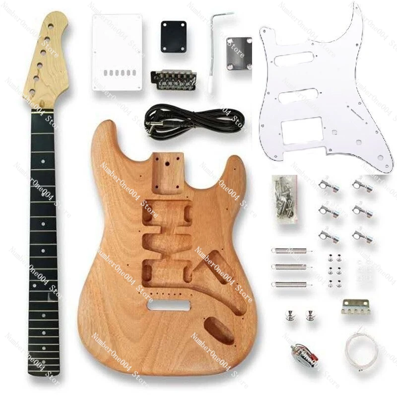 

Набор для сборки электрогитары Double Vibrato DIY, 22 лада, 6 струн, для начинающих музыкантов