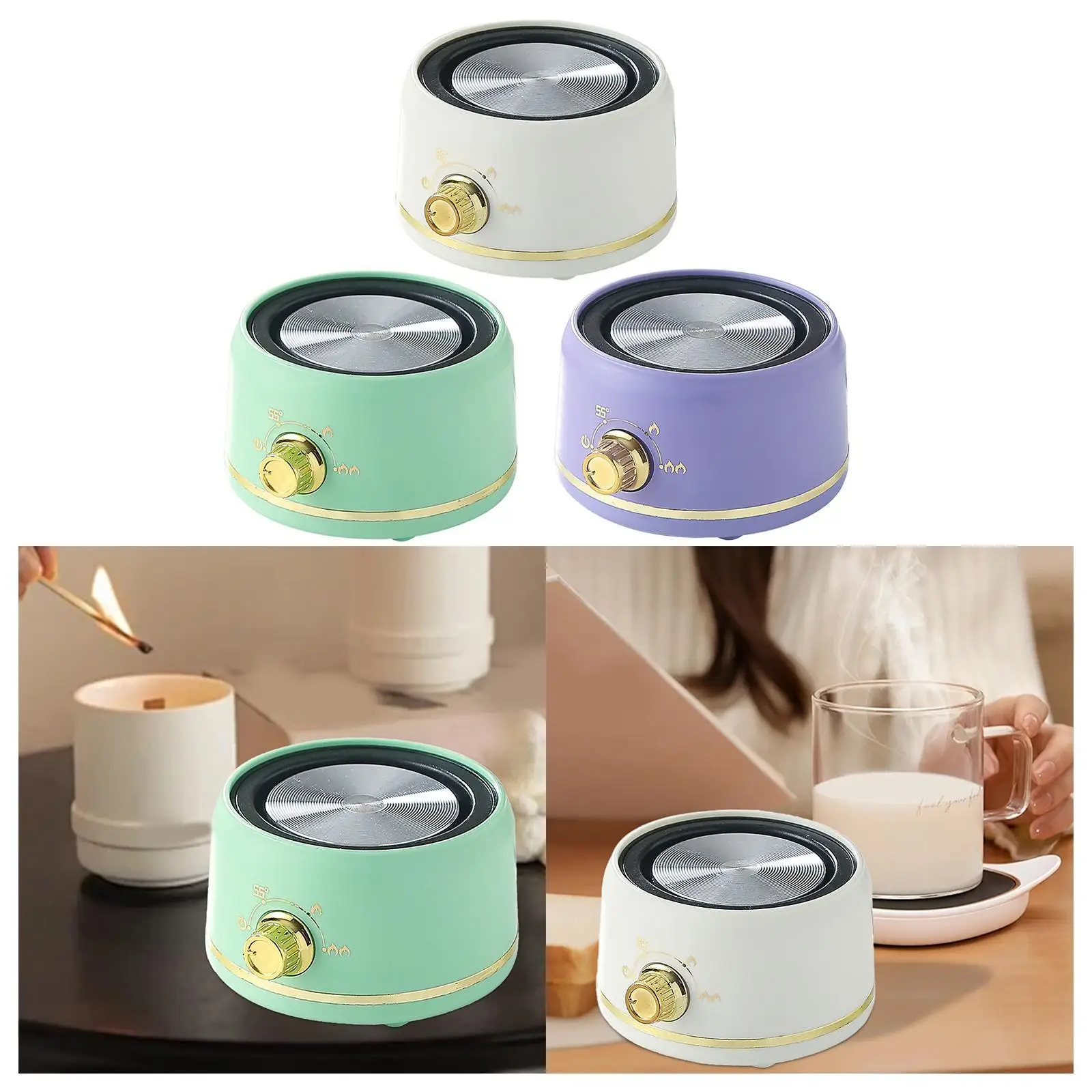Ceramic Wax Melt Warmer Electric Oil Burner Candle Heater Lamp for Home and Gift Use