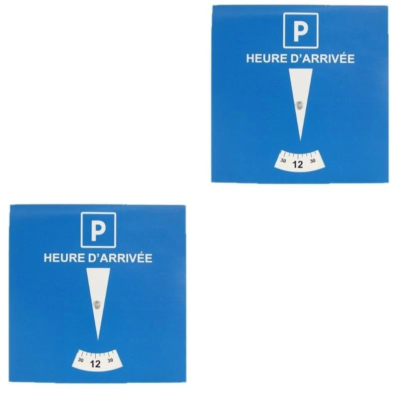 6XDF 1/2pcs Portable Parking Timer Discs Feature Easy Operation and Road Safety Compliance for Efficient Control