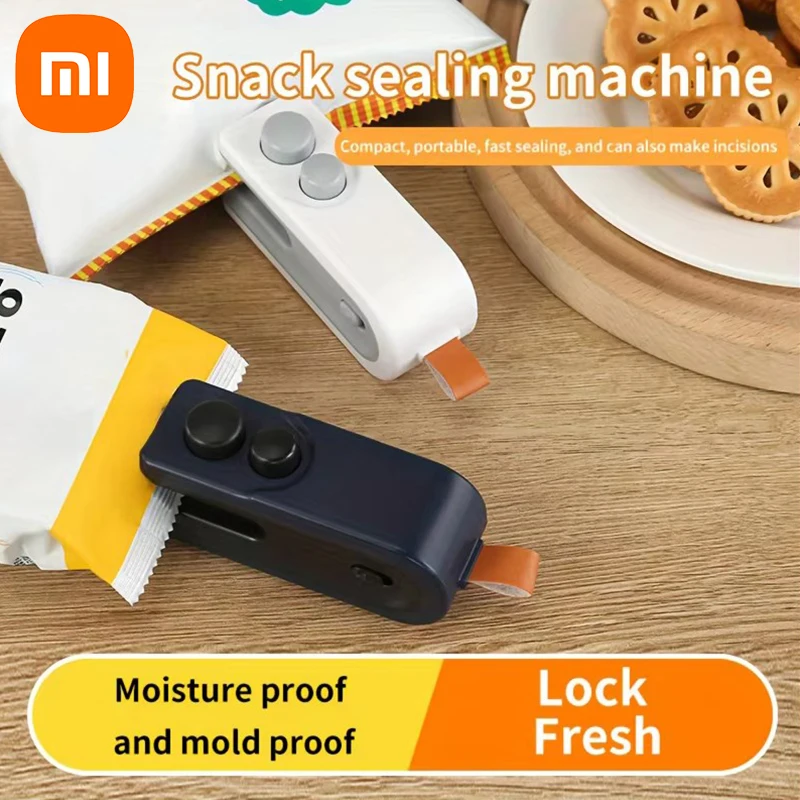 Xiaomi Mijia Zak Sluitmachine Oplaadbare Voedsel Sealer Opbergzak Plastic Pakket Snack Sealer Handheld Heat Sealer