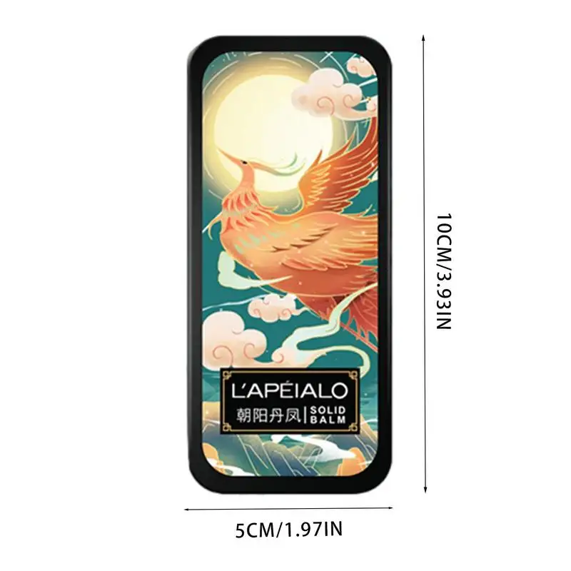 Colonia sólida de larga duración para hombres, bálsamo concentrado de estilo de impresión china, aroma de natación de medianoche, Colonia Natural, 3