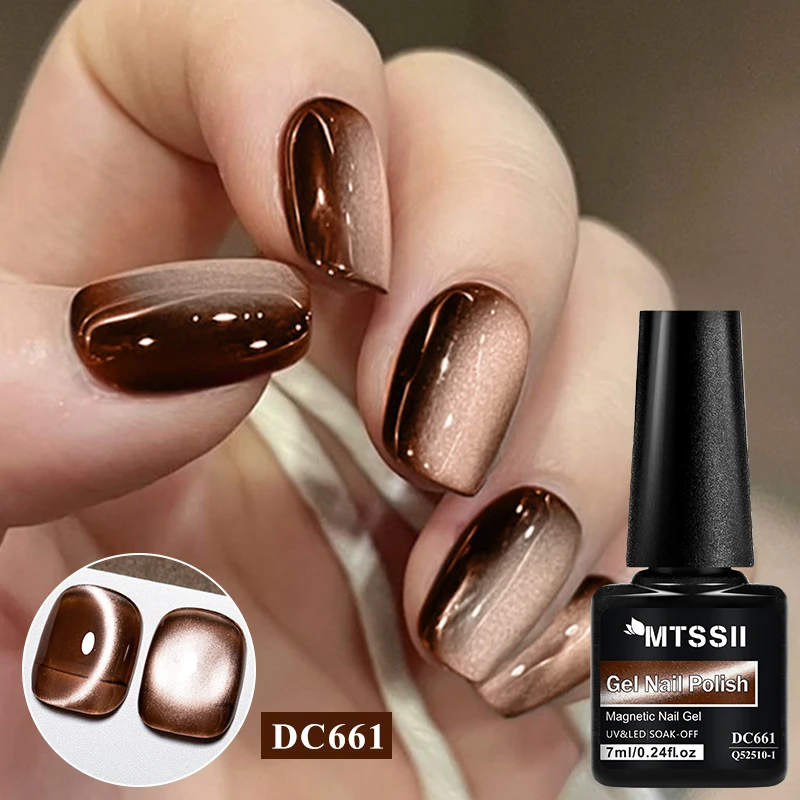 Mtssii 7ml vidro preto gato gel magnético unha polonês estilo punk arte do prego manicure varnis semi permanente gel para inverno arte do prego
