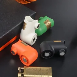 1pc Magnetic Cigar Clip Golf Cart Cigar Holder Portable Plastic Cigar Holder Clip Travel Smoke Groove Random Color Mens Gift