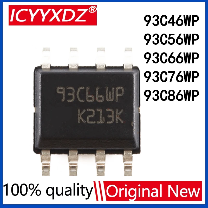 10Pcs/lot 93C46 93C56 93C66 93C76 93C86WP 93C86 SOP8 Car Instrument Storage Integrated Circuit