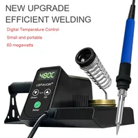 60W Digital soldering iron station temperature adjustable  LED display   PID temperature control rapid heating