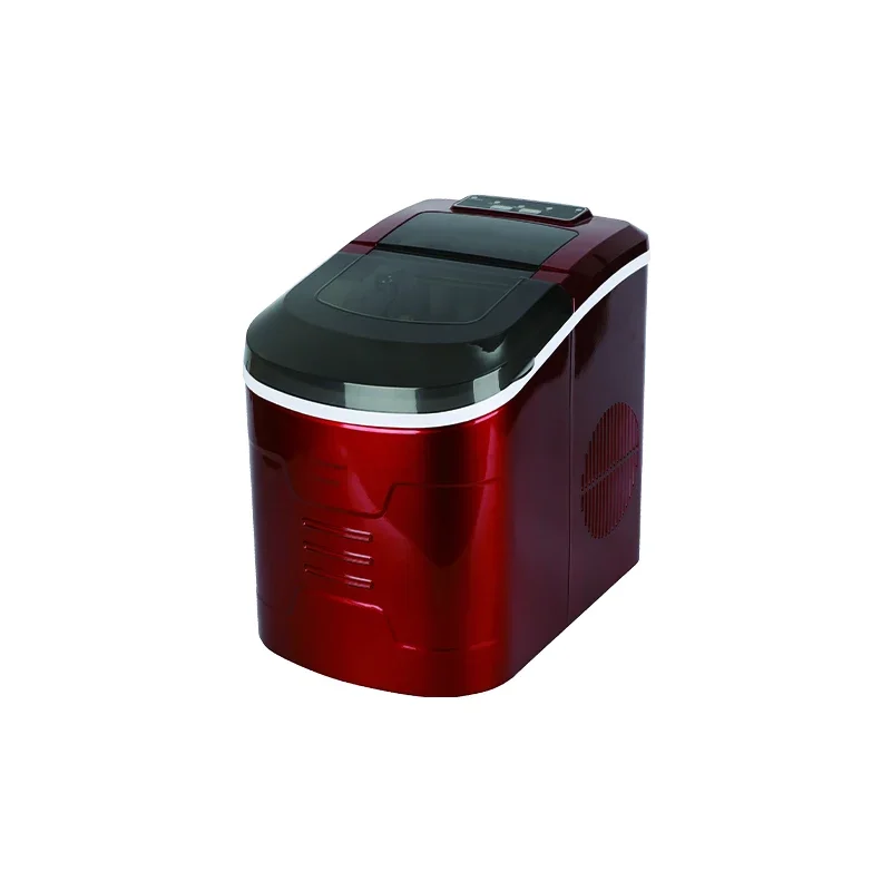 Countertop Nugget Ice Maker with Side Water Tank Ice Cube Machine Automatic Ice Making Machine