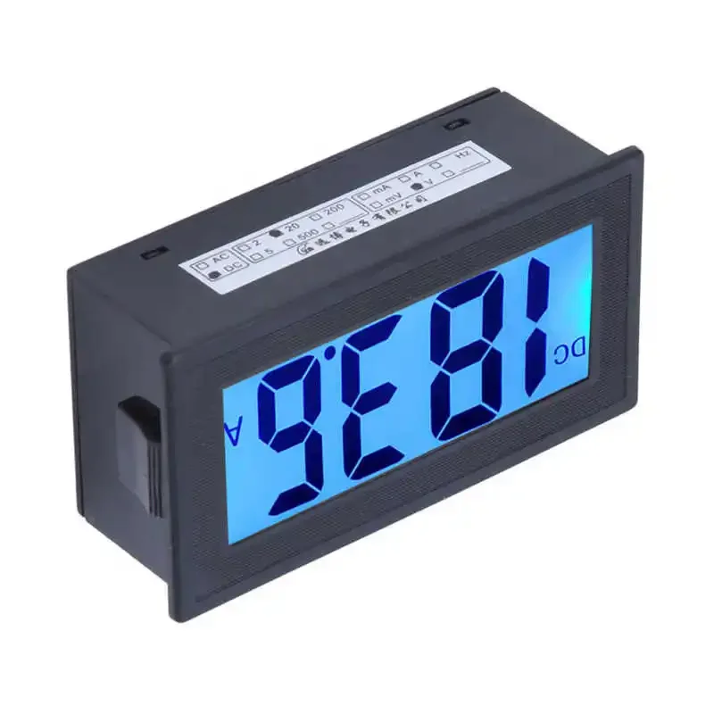 CH1YB5135DB DC0-2V/10V/20V/200V/500V Digital Voltmeter LCD Voltmeter AC100-240V Power Supply