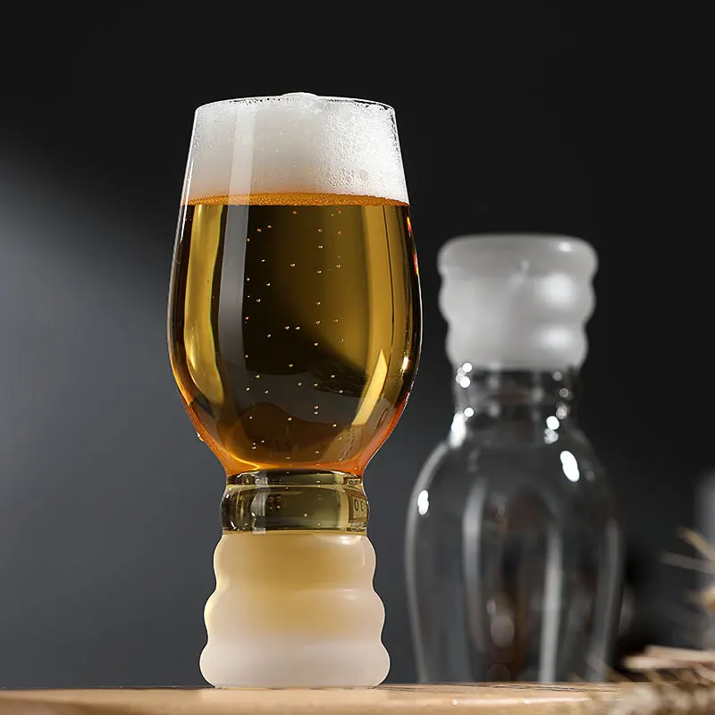 Creative beer cup bar thickened craft brewing personalized thread waist draft beer cup household large capacity