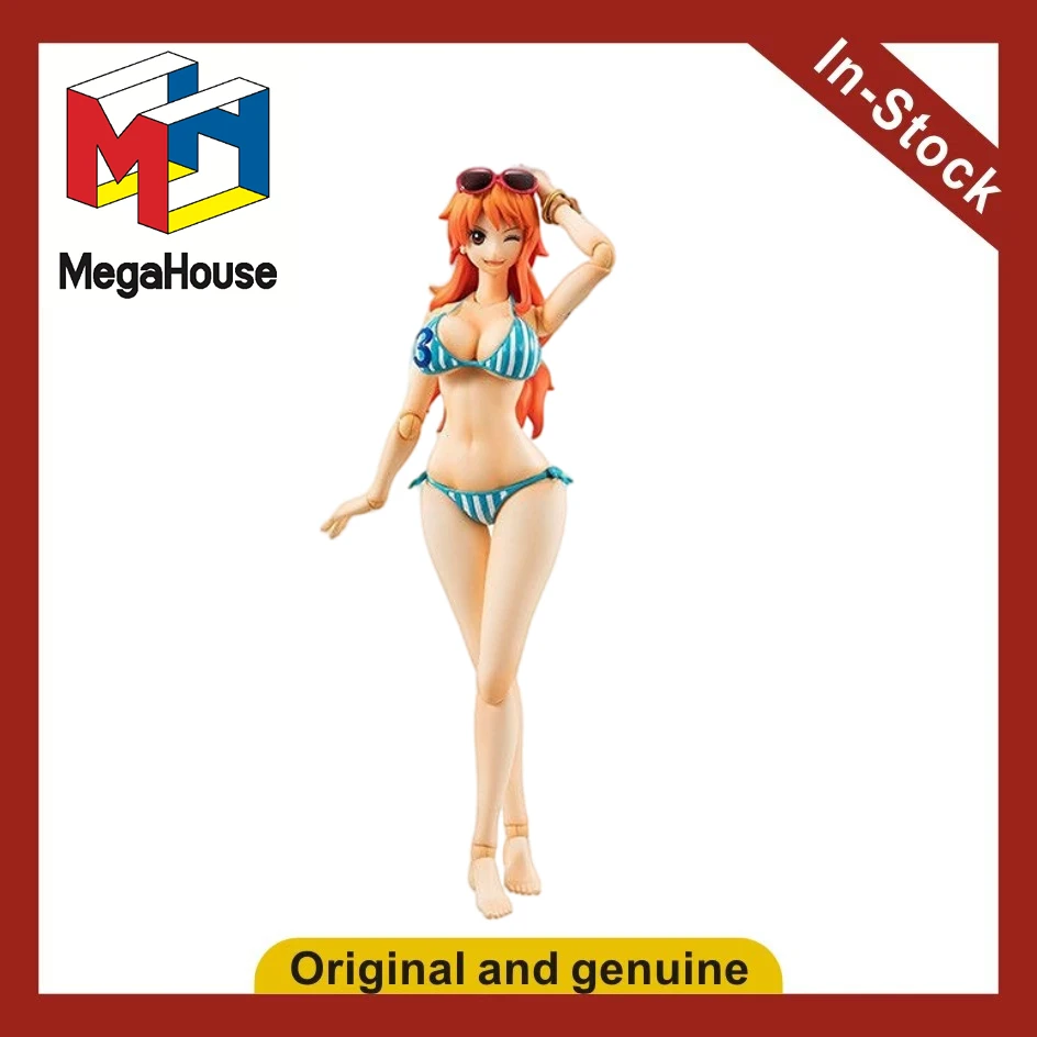 【UA】MegaHouse Variable Action Heroes One Piece Nami (Summer Carnival) Action Figures Models Toys Gifts