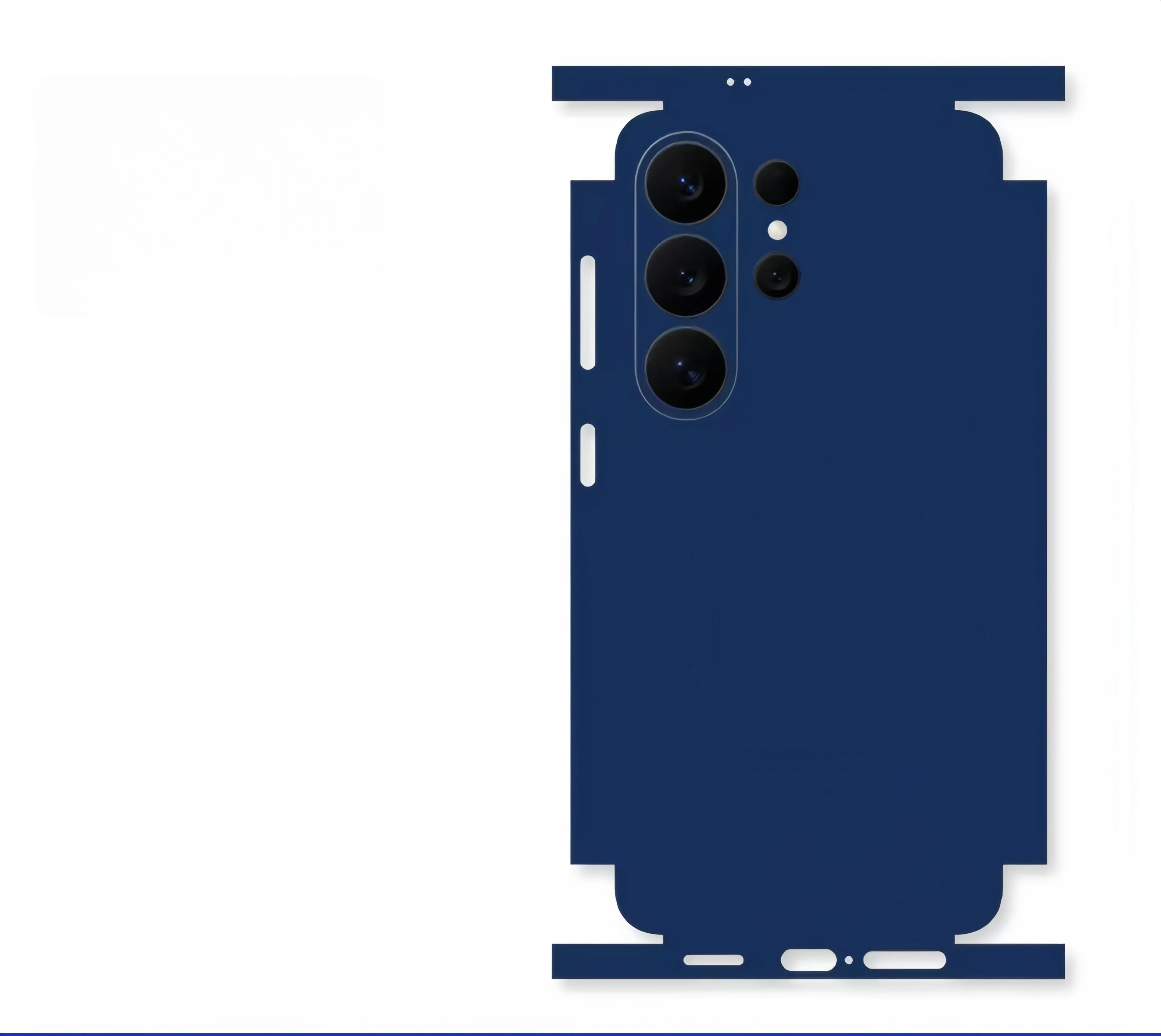 Plain Color Skin For Samsung S25 Ultra Sticker S25 EDGE Back Film S23 S26 Protective Decal Wrap Matte Back Screen Protector