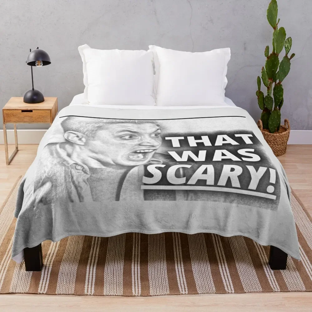 That Was Scary Dean - Sketch Throw Blanket bed plaid Hairys funny gift Blankets