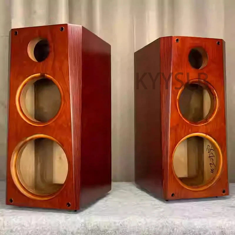 

KYYSLB DIY custom 6.5-inch 8-inch solid wood three-way HiFi bookshelf speaker imported birch plywood