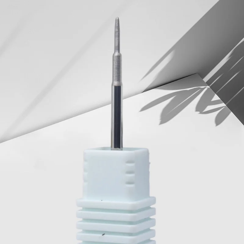 0.9mm Small Head Cuticle Remover Quality Carbide Nail drill bit 2.33mm Shaft