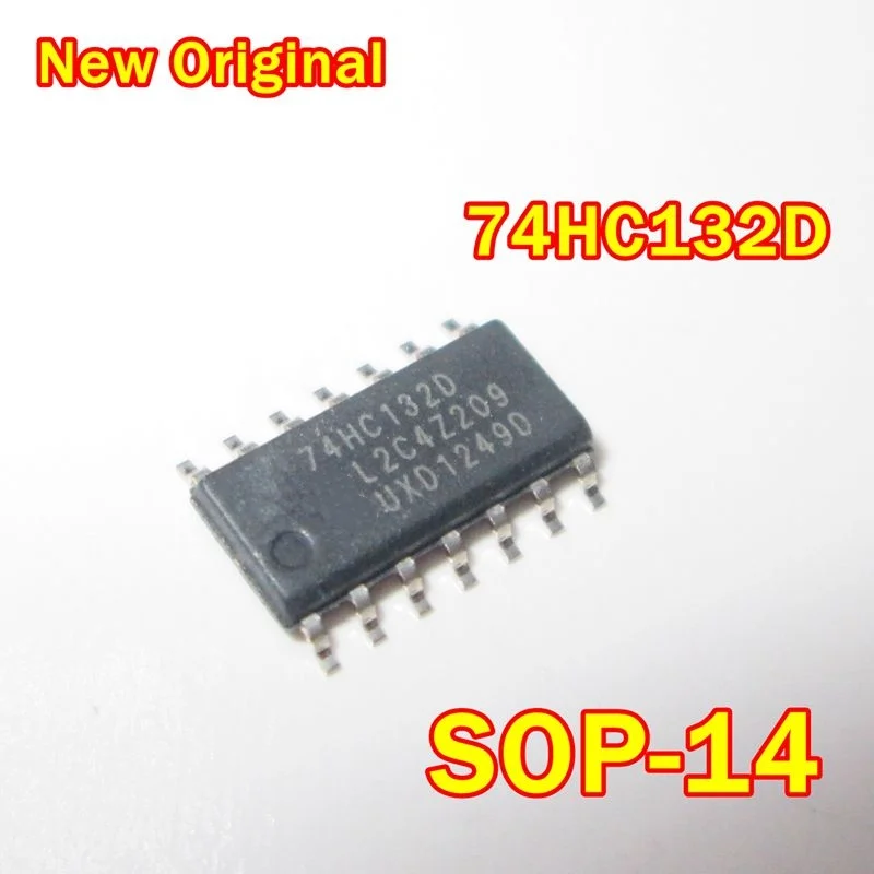 1Pcs to 100Pcs New Original 74Hc132D Sop-14 Quad 2-Input Nand Schmitt Trigger