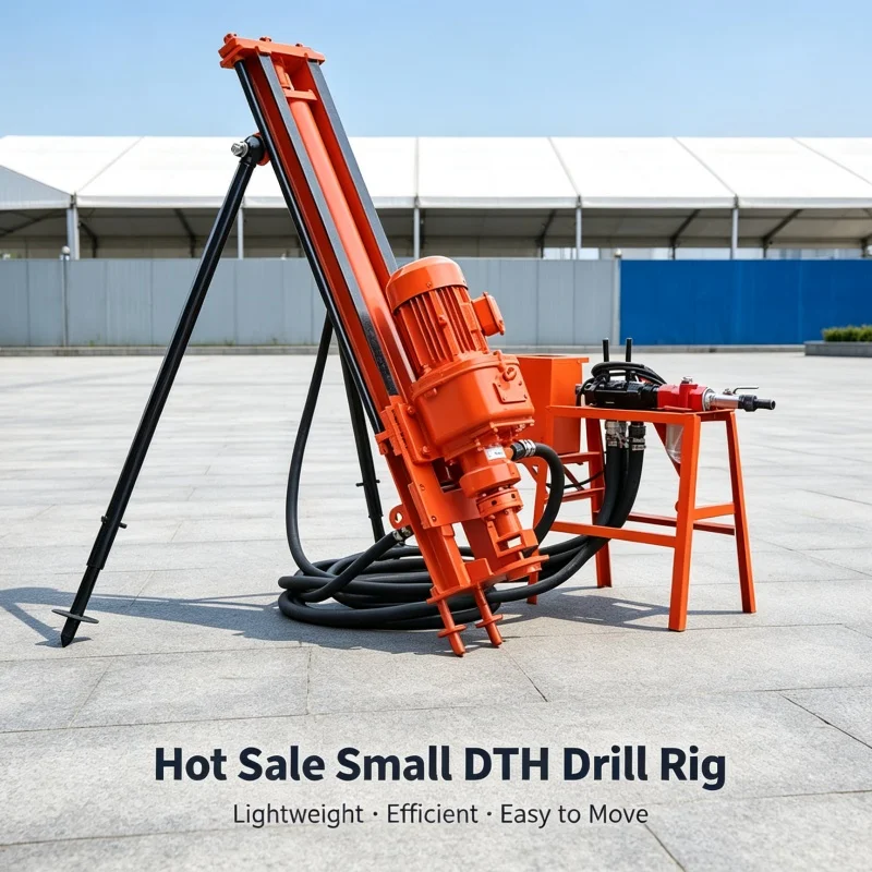 Customized Bracket Type Small DTH Drilling Rig, Open-pit Mine Rock Drill, Quarry Blasting Blasthole Drilling Equipment
