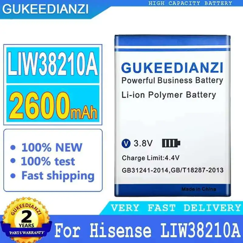 

For Hisense LIW38210A 2600Mah Safe Lightweight Mobile Phone Battery