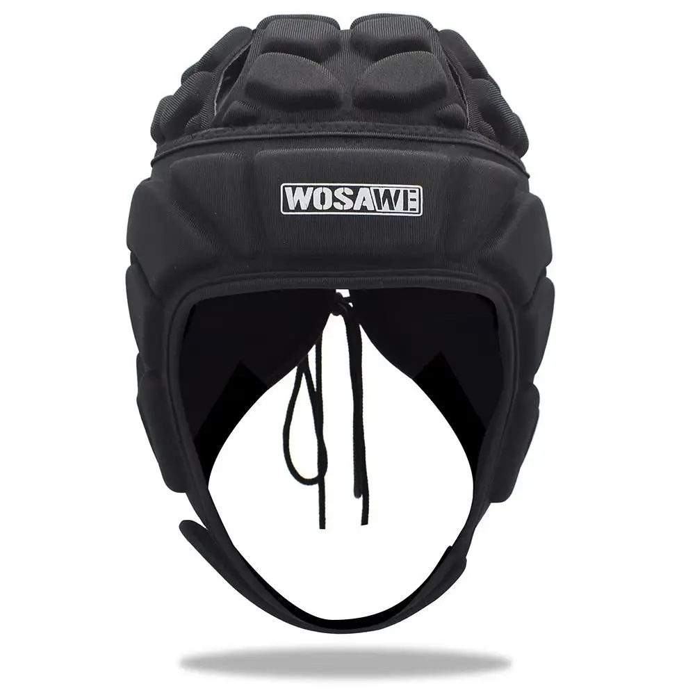EVA Sponge Padded Football Protect Helmet Anti-collision Shock Absorption Goalkeeper Helmet Protective Breathable