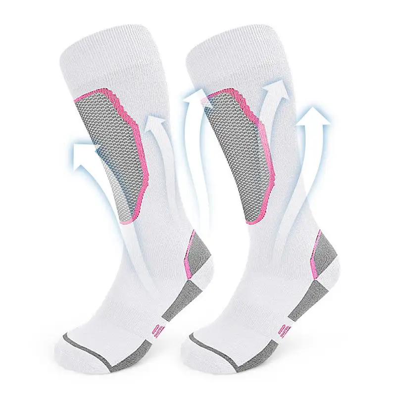 

Snow Socks Anti-Slip Insulated Warm Socks Over The Calf Breathable Thermal Socks Sweat-Wicking Quick-Drying Foot Wear For Men