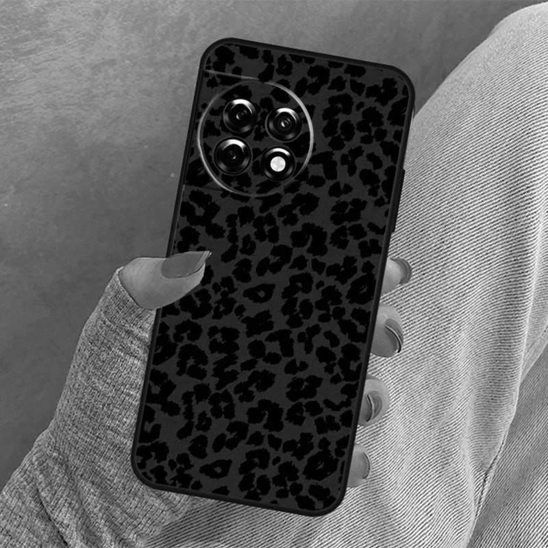 Leopard Print Panther Cover For OnePlus 12 12R 13 13R 11 10 Pro 8T 10T OnePlus Nord 4 CE 3 2 Lite N30 N20 N10 Case