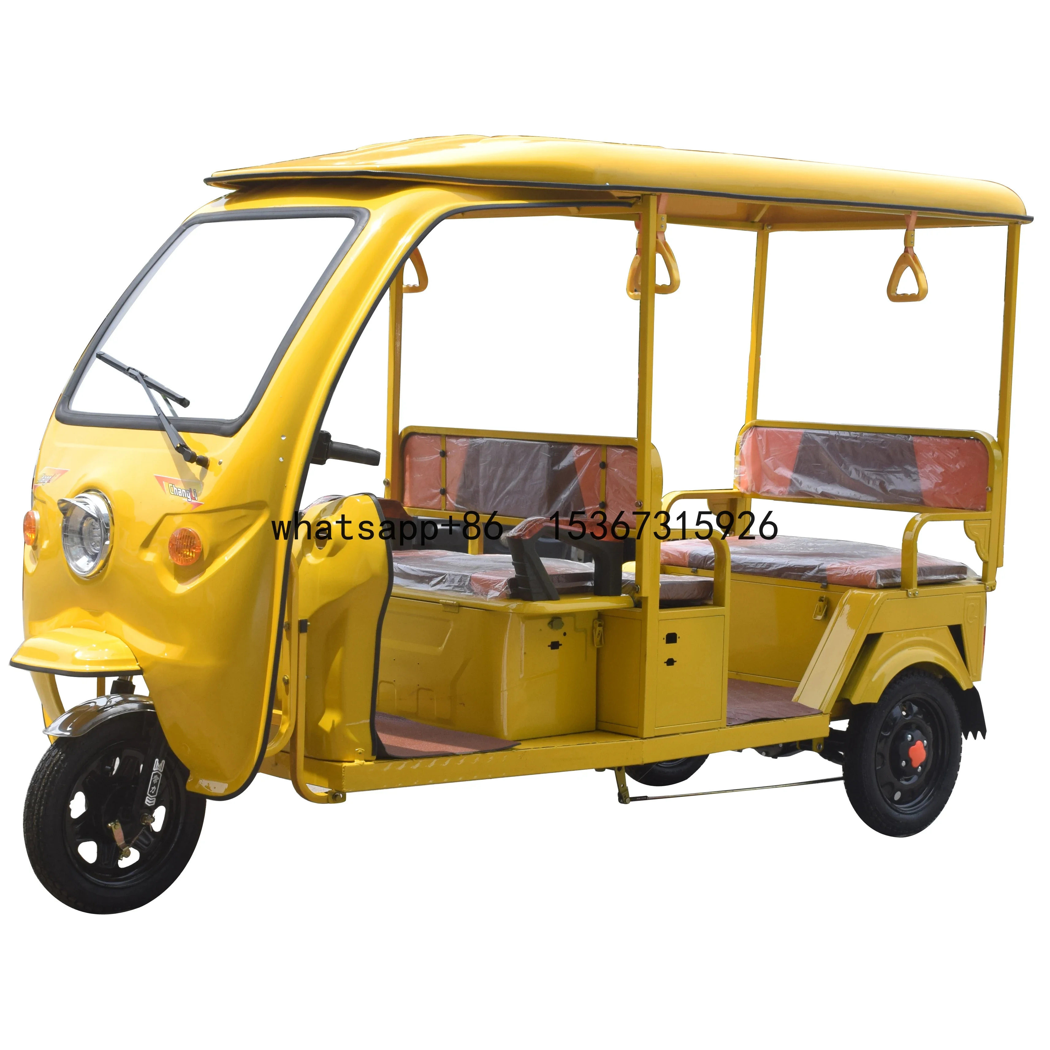 changli 60v1000w  new design motorized tricycles  high quality battery powered Electric Tricycles passengers 6 people