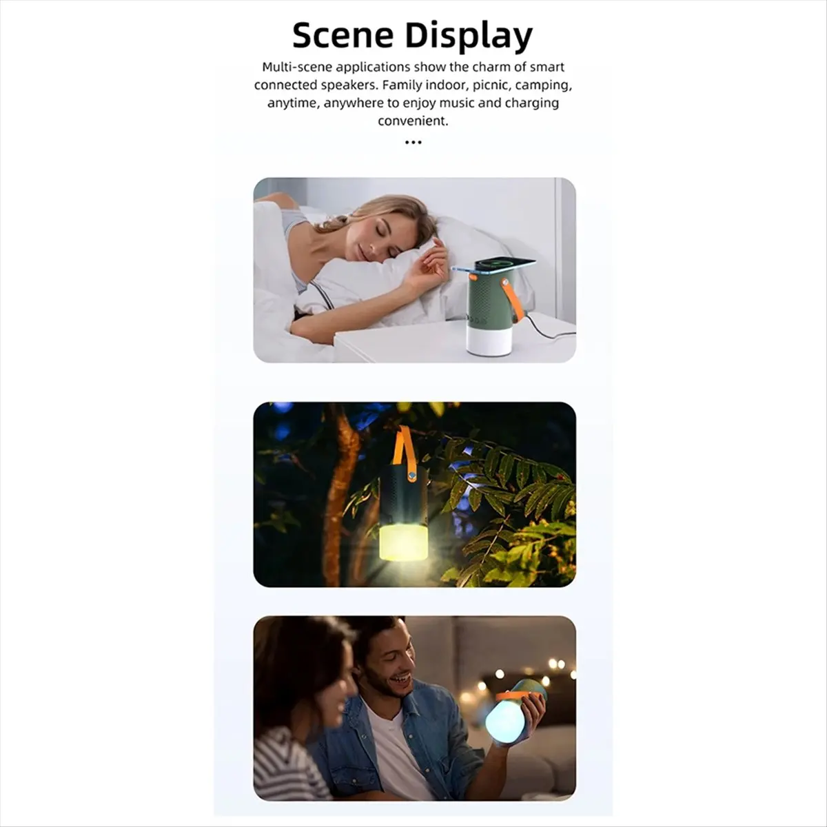 

Компактная и портативная, Bluetooth-карта TF, воспроизведение AUX, 5000 мАч, с функцией зарядки IP66, Bluetooth-динамик