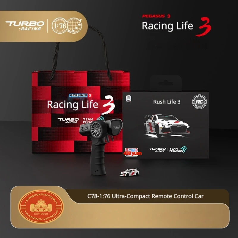 Turbo Racing Rc Car 1 76 Scale A3 Officially Licensed Remote Control Racing Model Vehicle For Adult Hobby Collection