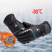 Men Winter Waterproof Cycling Gloves Outdoor Sports Running Motorcycle Ski Hiking Motorcycle Warm Sport Gloves Full Finger