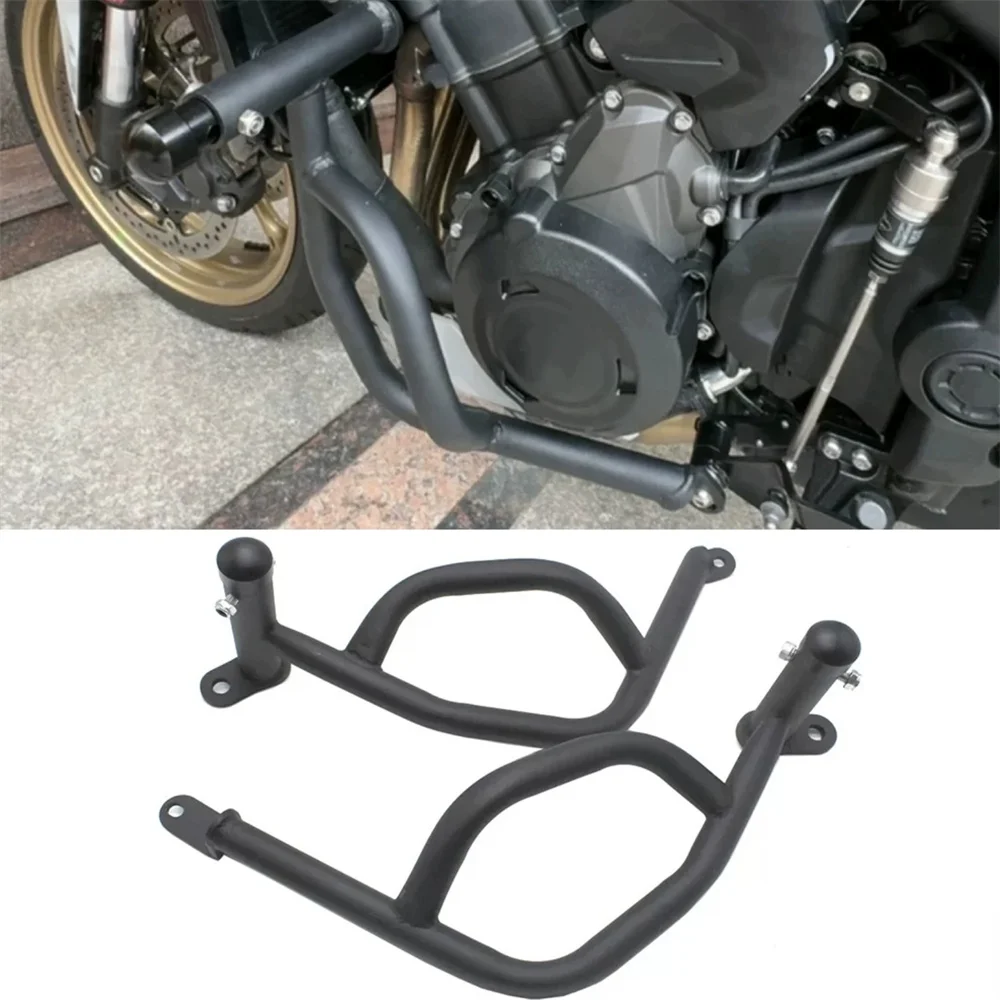 FOR Triumph Trident 800 Crash Bar Bumper Guard Spring‑Buffered Anti‑Fall Protection Frame Modified Accessories